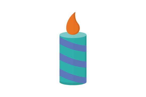 Christmas Candle Illustration: Crafting & Design