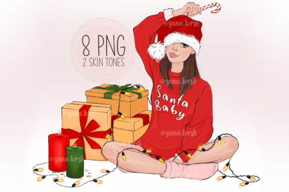 Christmas Clipart & Santa Baby Illustrations Review