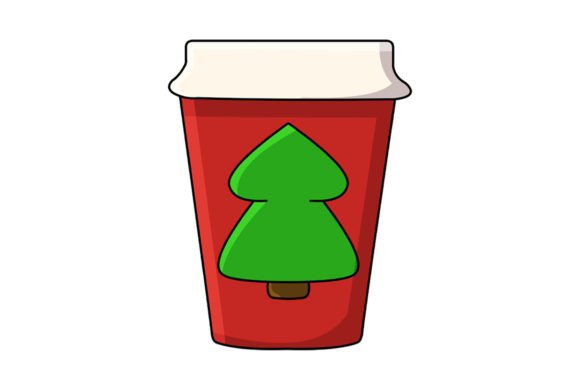 Christmas Coffee Cup Vector Illustrations Review
