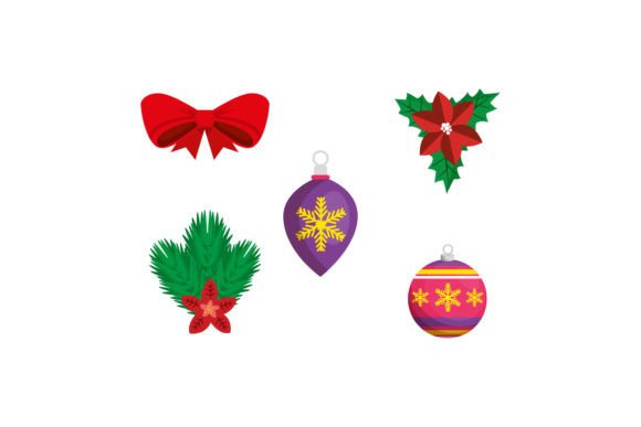 Christmas Modern Elegant Illustrations for Crafters