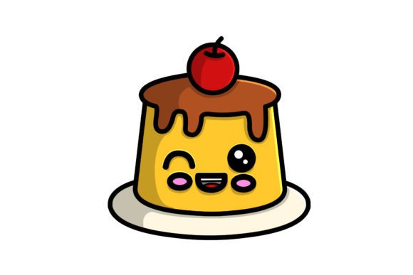 Cute Pudding Christmas Character Vector: A Designer's Review