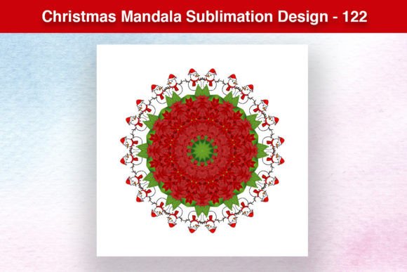 Merry Christmas Mandala: Festive Illustrations