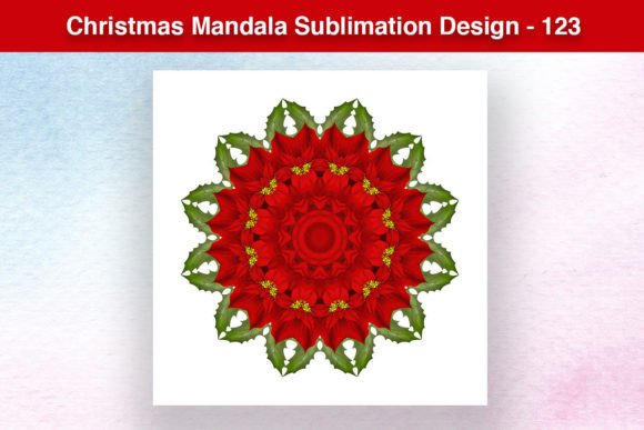 Merry Christmas Mandala: Premium Illustrations