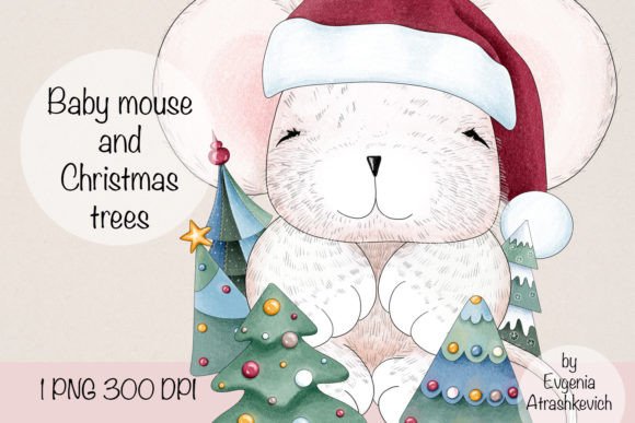Mouse and Christmas Tree Sublimation PNG Review