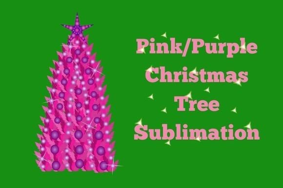 Pink Purple Christmas Tree Sublimation: Illustrations Review