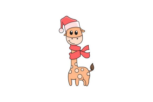 Review: Celebrating Giraffe with Hat Christmas Design