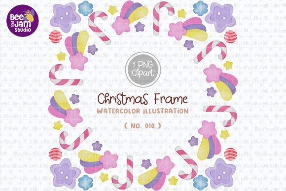 Review: Christmas Wreath Watercolor PNG-010 Illustrations