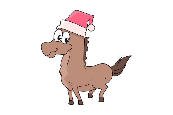 The Horse in the Christmas Hat: Festive Illustrations