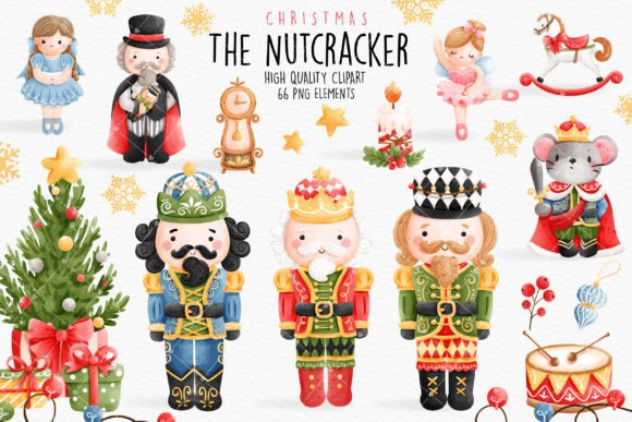 The Nutcracker Clipart: Christmas Illustrations Review